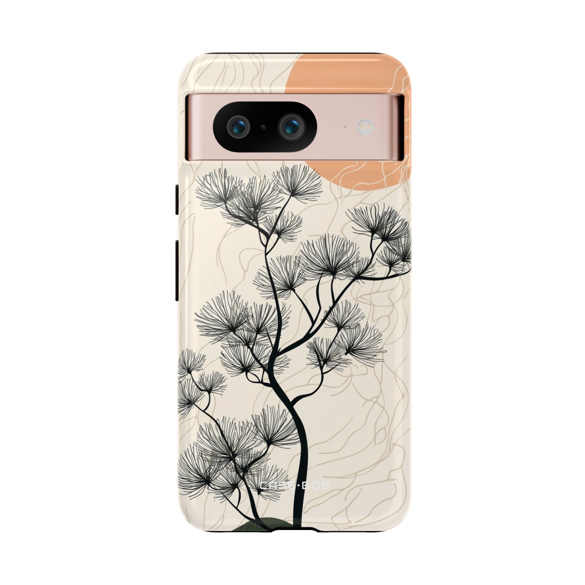 Spiky Tree Sunset Google Pixel 8 Case - Tough