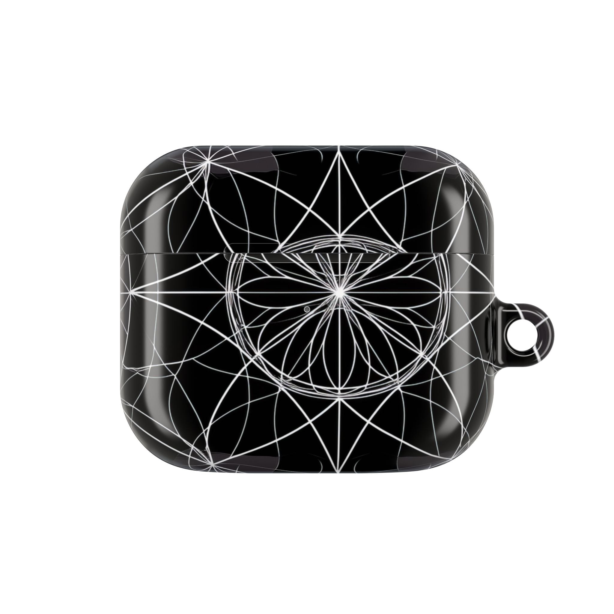 White Mandala Radiance - AirPods Case