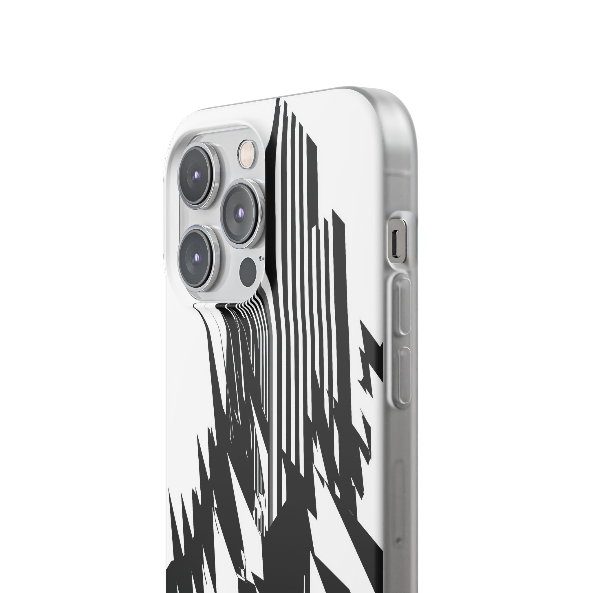 White Lite Phone Case for iPhone - Shattered Vector Spire