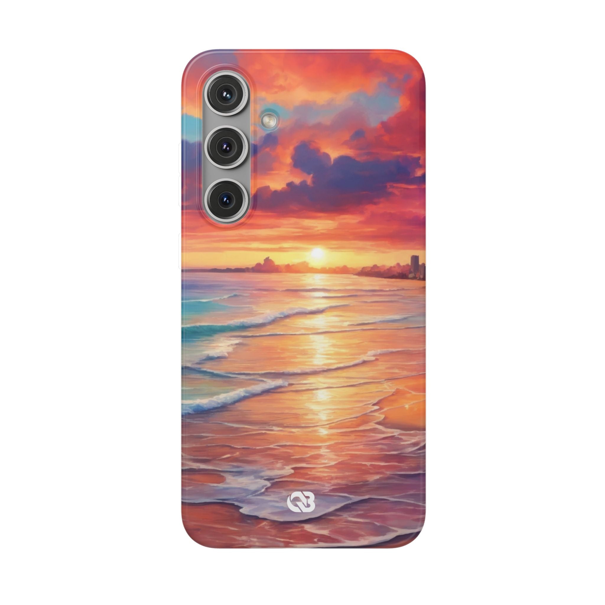 Crimson Shore Horizon · Soft Handyhülle für Samsung