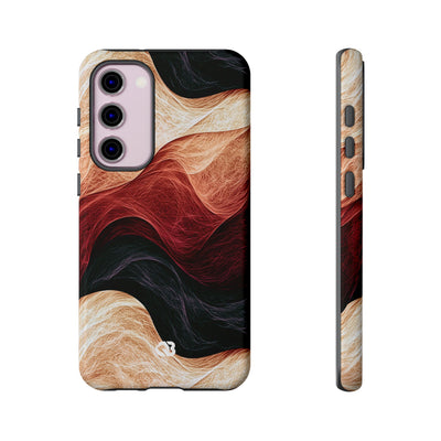 Ember Wave Dispersion · Tough Phone Case for Samsung · Red