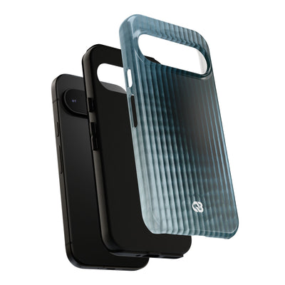 Blue Tough Phone Case for Google Pixel - Glacial Reeded Glass