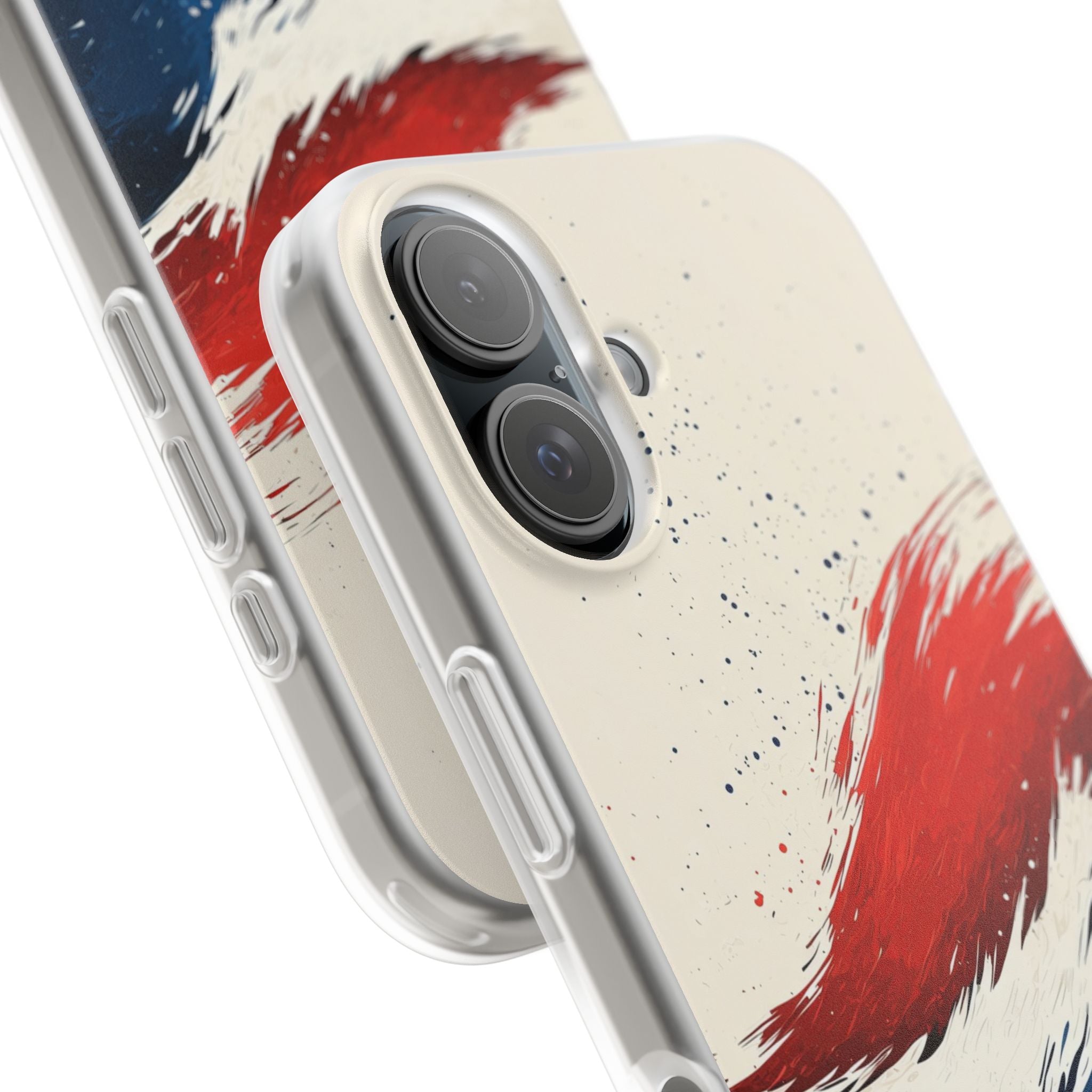 Red Surge iPhone 16 Case - Soft