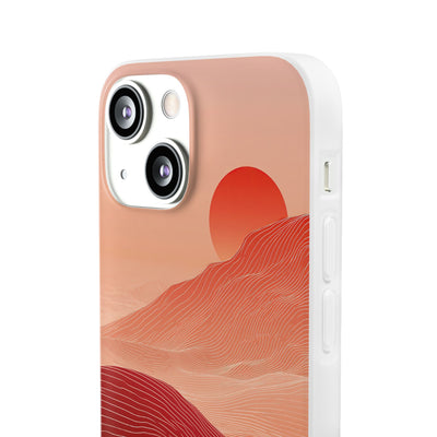 Crimson Horizon · Lite Phone Case for iPhone ·  Red