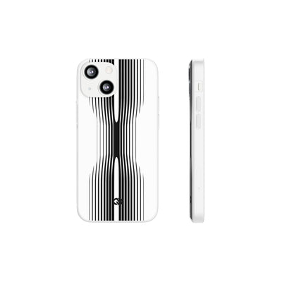 Linear Compression · Lite Phone Case for iPhone ·  Black