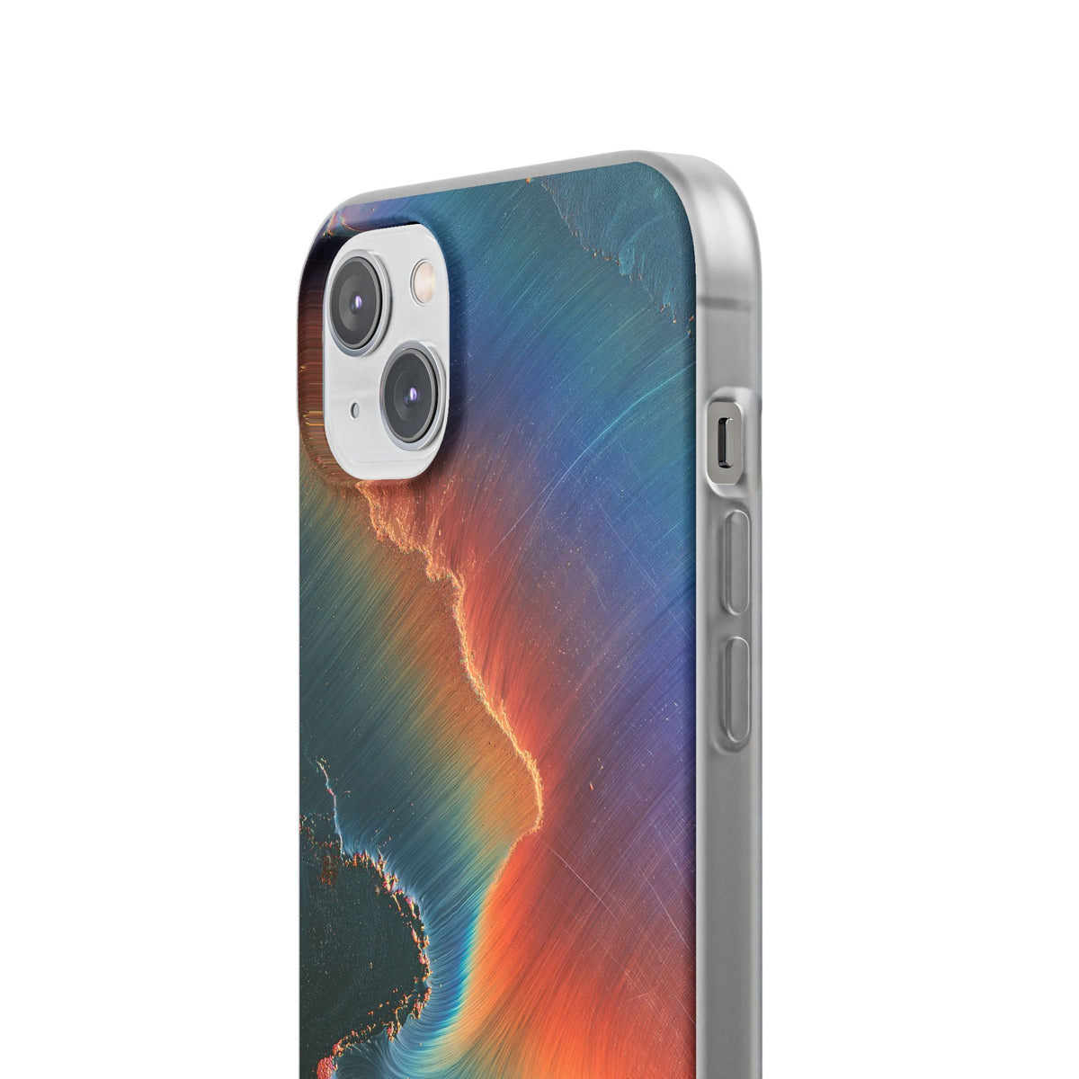 Prismatic Aura Shift · Lite Phone Case for iPhone ·  Blue