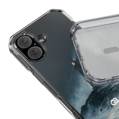 Nordic Coastal Beacon · Clear Impact Magnetic Phone Case for iPhone · Blue