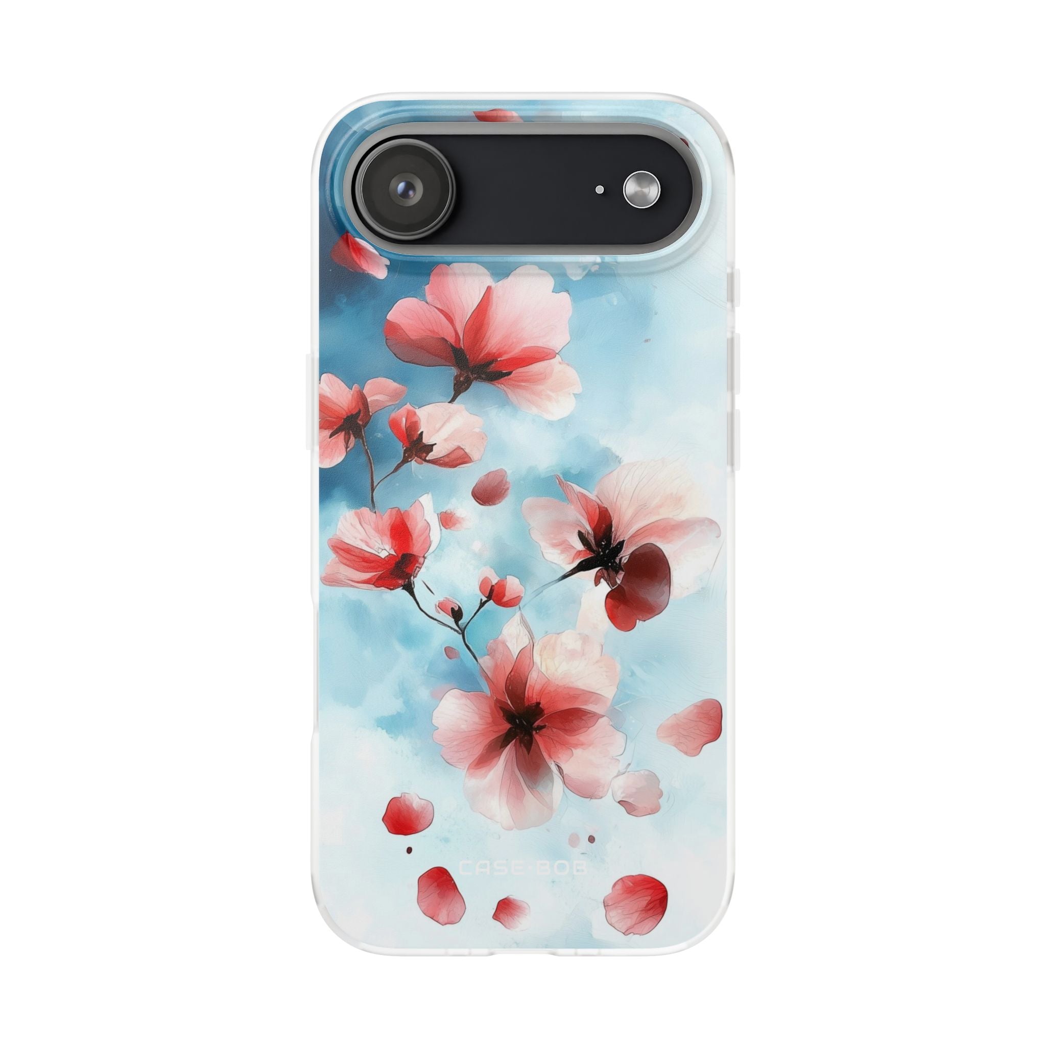 Pink Blossom Drift iPhone 17 Air Case - Soft - CASE•BOB