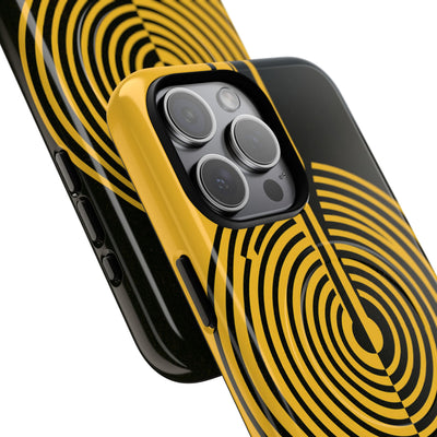 Yellow Tough 2.0 Magsafe Phone Case for iPhone - Voltage Sector Pulse