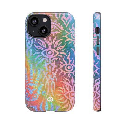 Chromatic Mystic Sigil · Tough Phone Case for iPhone · Blue