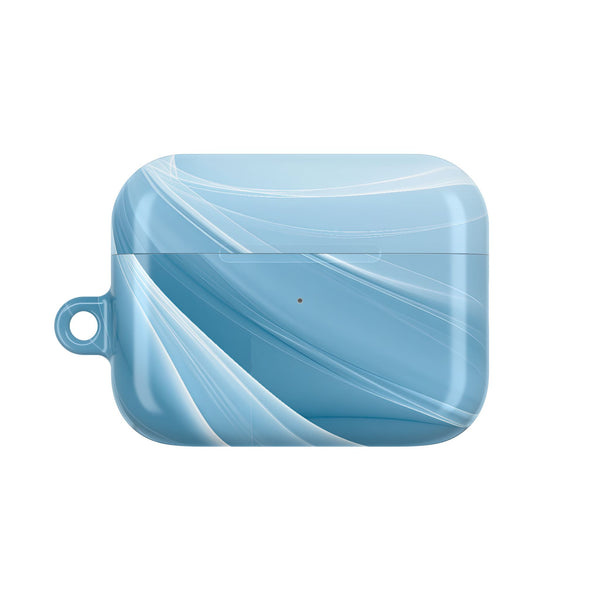 Glacial Ridge Contours · Hard Case for AirPods & AirPods Pro · Blue