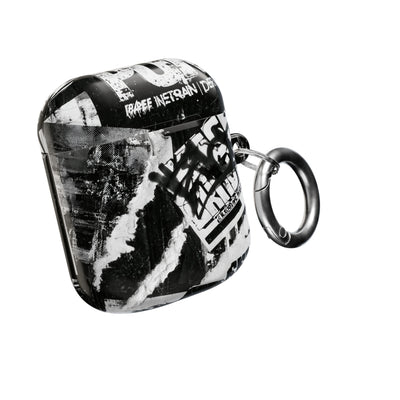 Underground Punk Collage · Hard Case for AirPods & AirPods Pro · Black