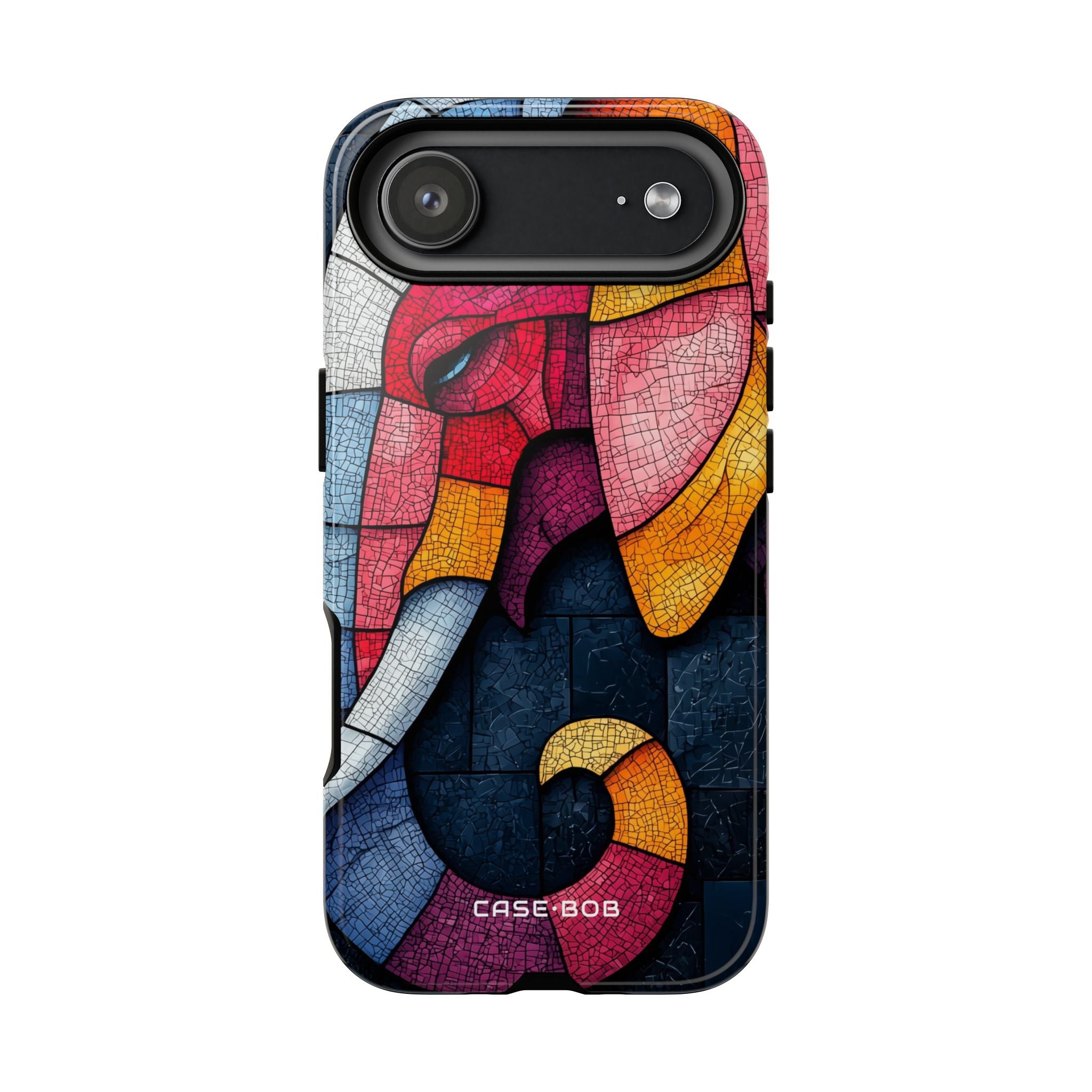 Elephant Mosaic iPhone 17 Air Case - Tough - CASE•BOB