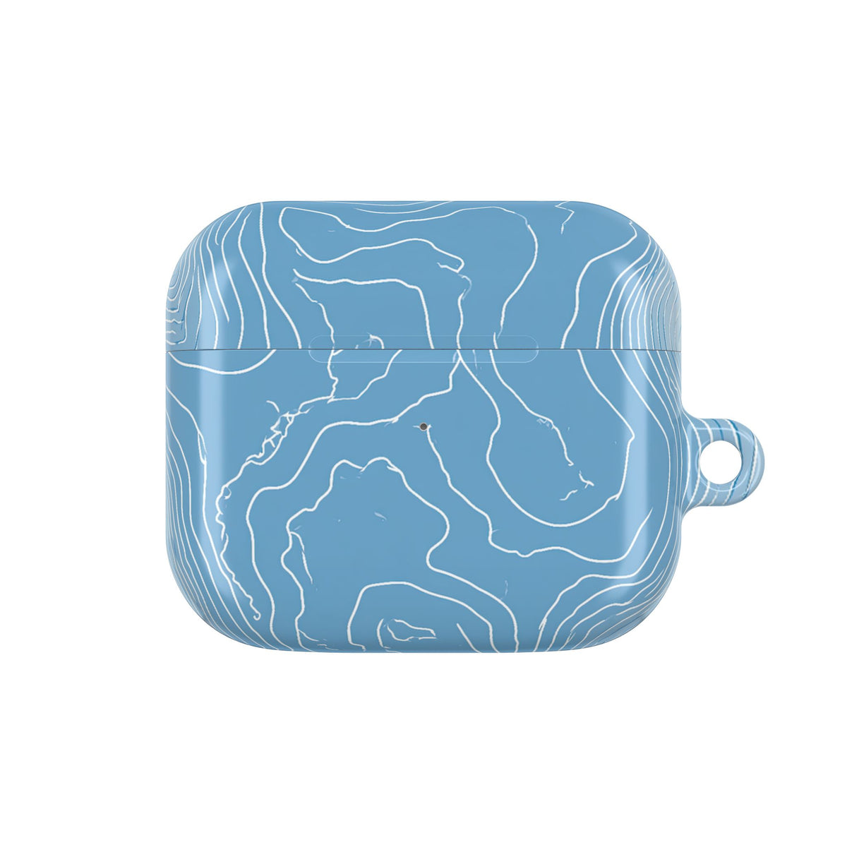Glacial Basin Topo · Hard Case for AirPods & AirPods Pro · Blue
