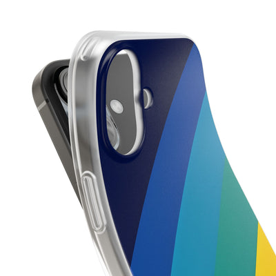 Prismatic Slant · Soft Phone Case for iPhone