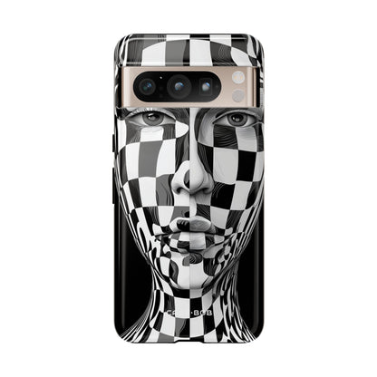 Checkered Face Google Pixel 8 Pro Case - Tough