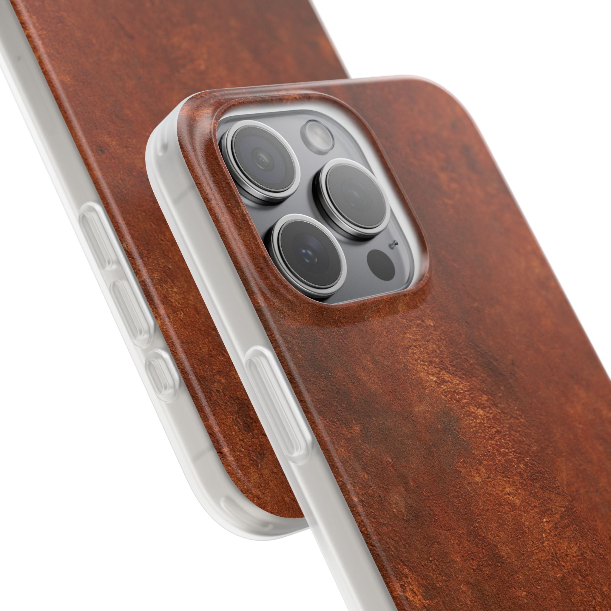 Orange Lite Phone Case for iPhone - Oxidized Iron Crust