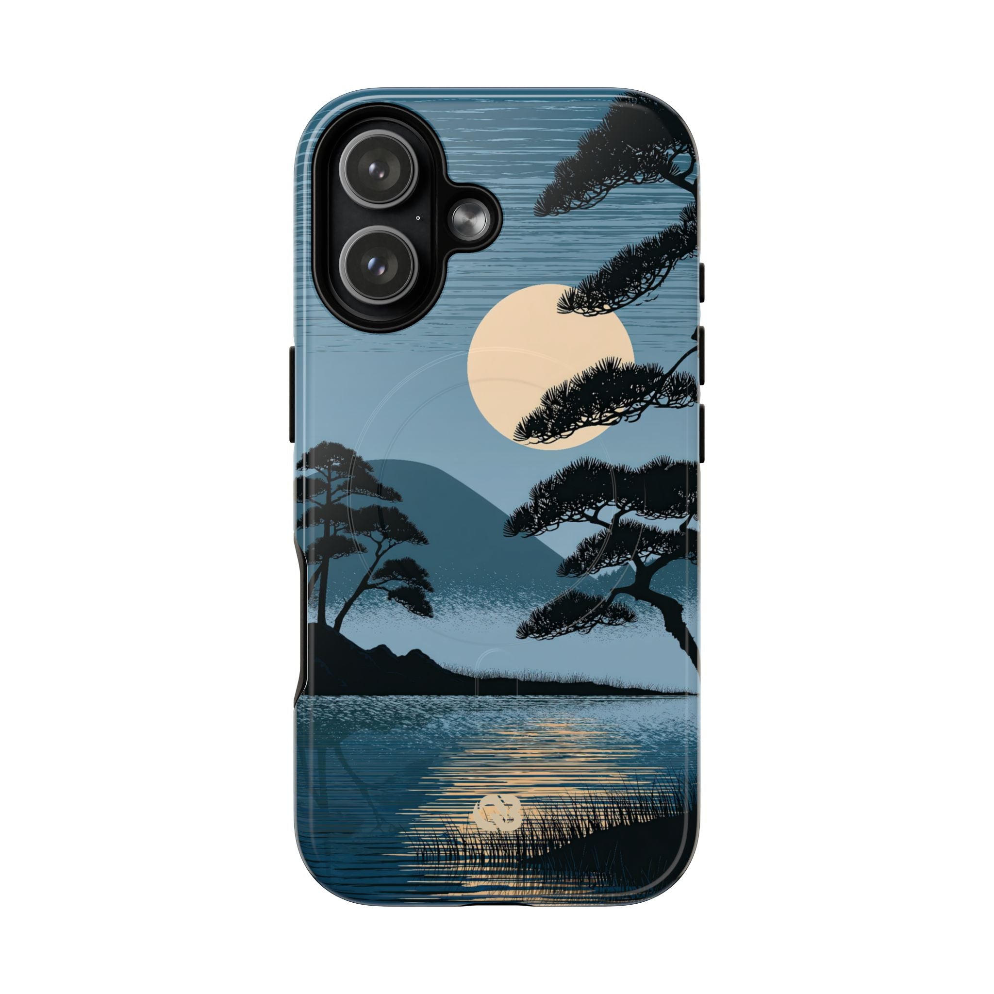 Blue Tough 2.0 Magsafe Phone Case for iPhone - Midnight Kyoto Pine