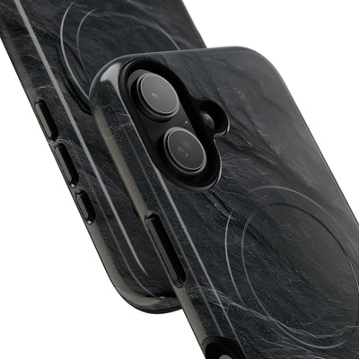 Black Tough 2.0 Magsafe Phone Case for iPhone - Midnight Slate Ridge