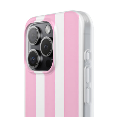 Soft Pink Stripe · Soft Phone Case for iPhone