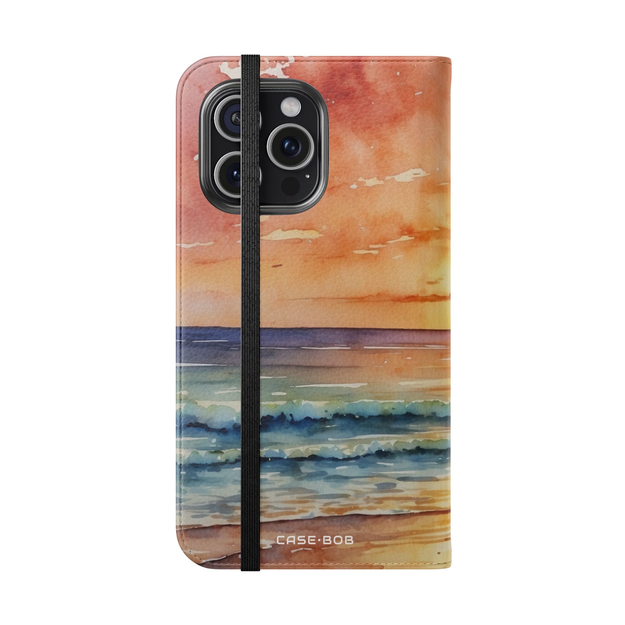 Golden Palm Sunset - iPhone 15 Pro Max Case - Wallet
