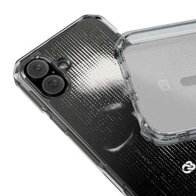 Raster Phantom · Clear Impact Magnetic Phone Case for iPhone ·  Black