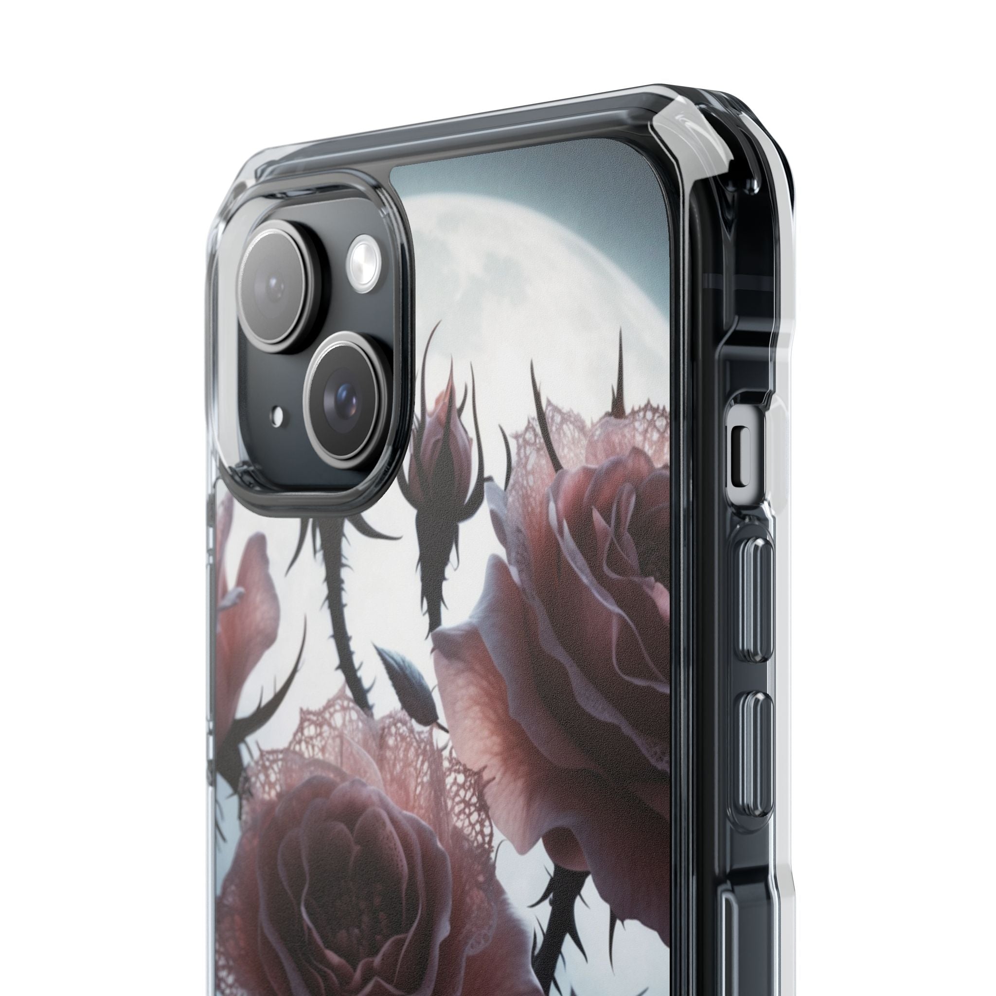 Lichtgevende Rozen Doorns iPhone 15 Plus Case - Impact