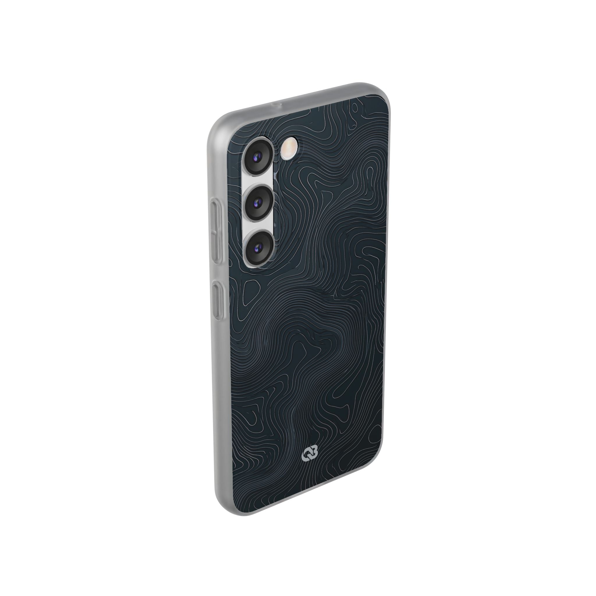 Black Lite Phone Case for Samsung - Obsidian Ridge Topo