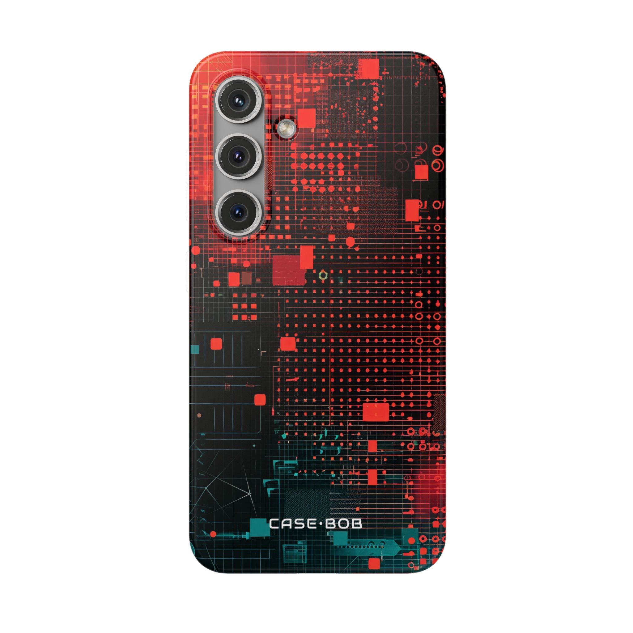 Grid Fusion Samsung S24 Case - Soft