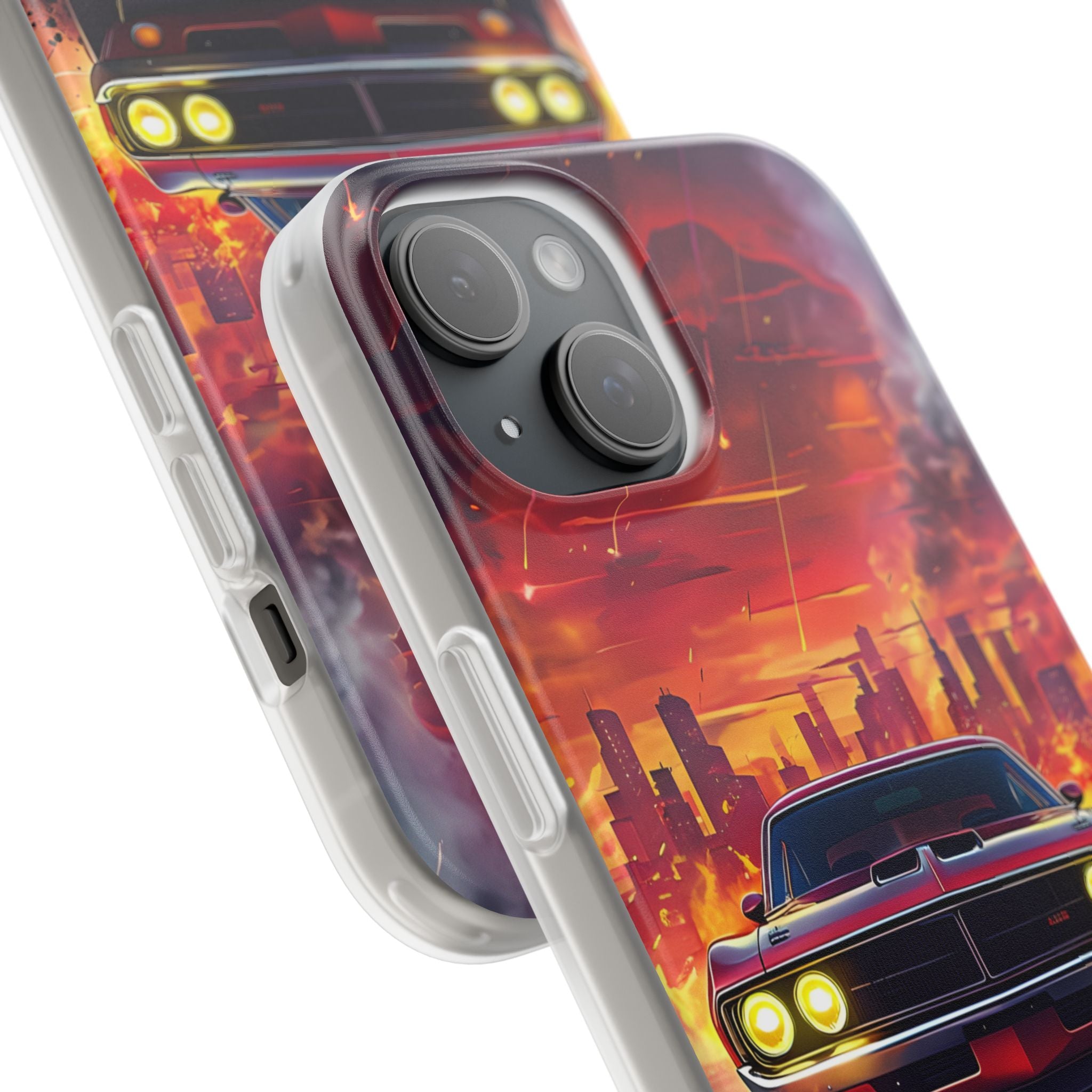 Inferno City Run · Soft Coque de téléphone pour iPhone