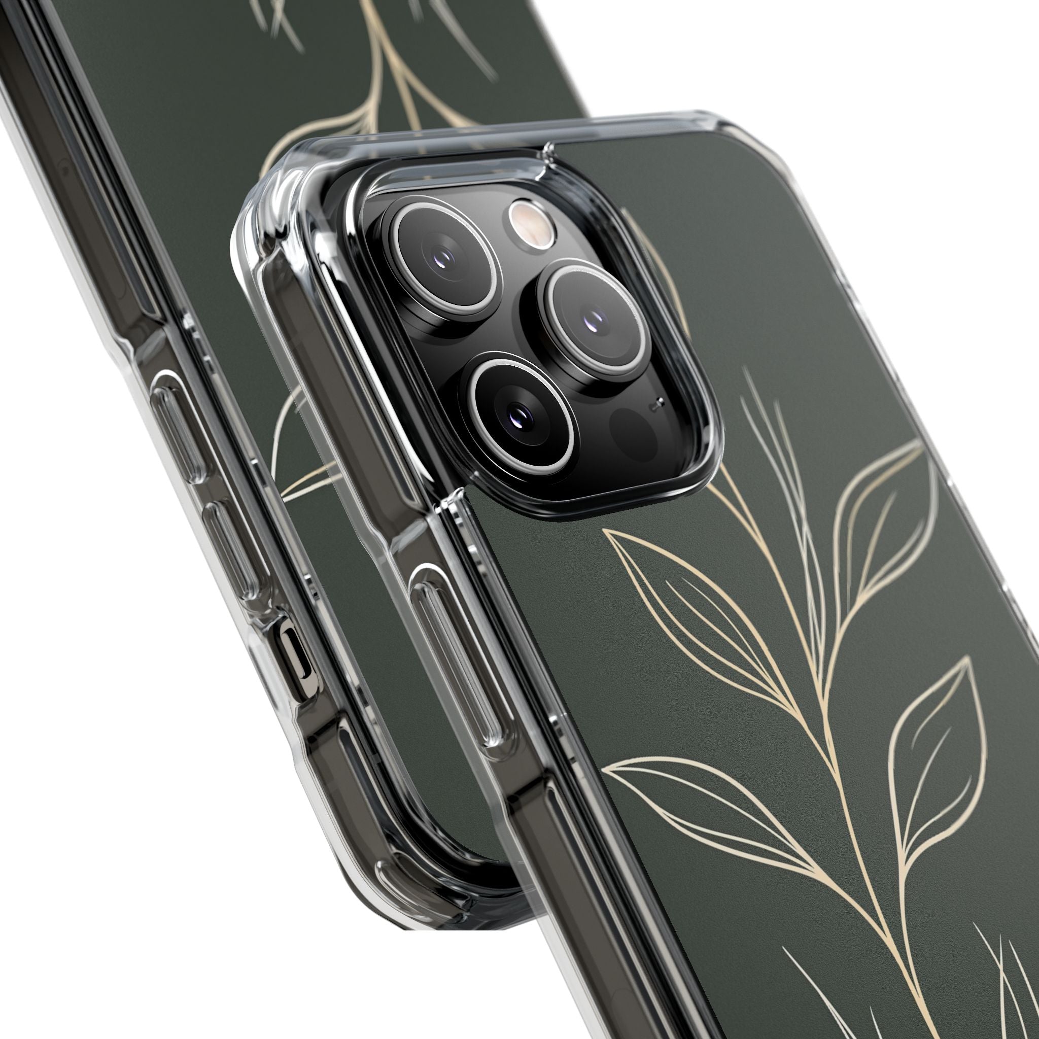Green Impact MagSafe Phone Case for iPhone - Deep Moss Willow