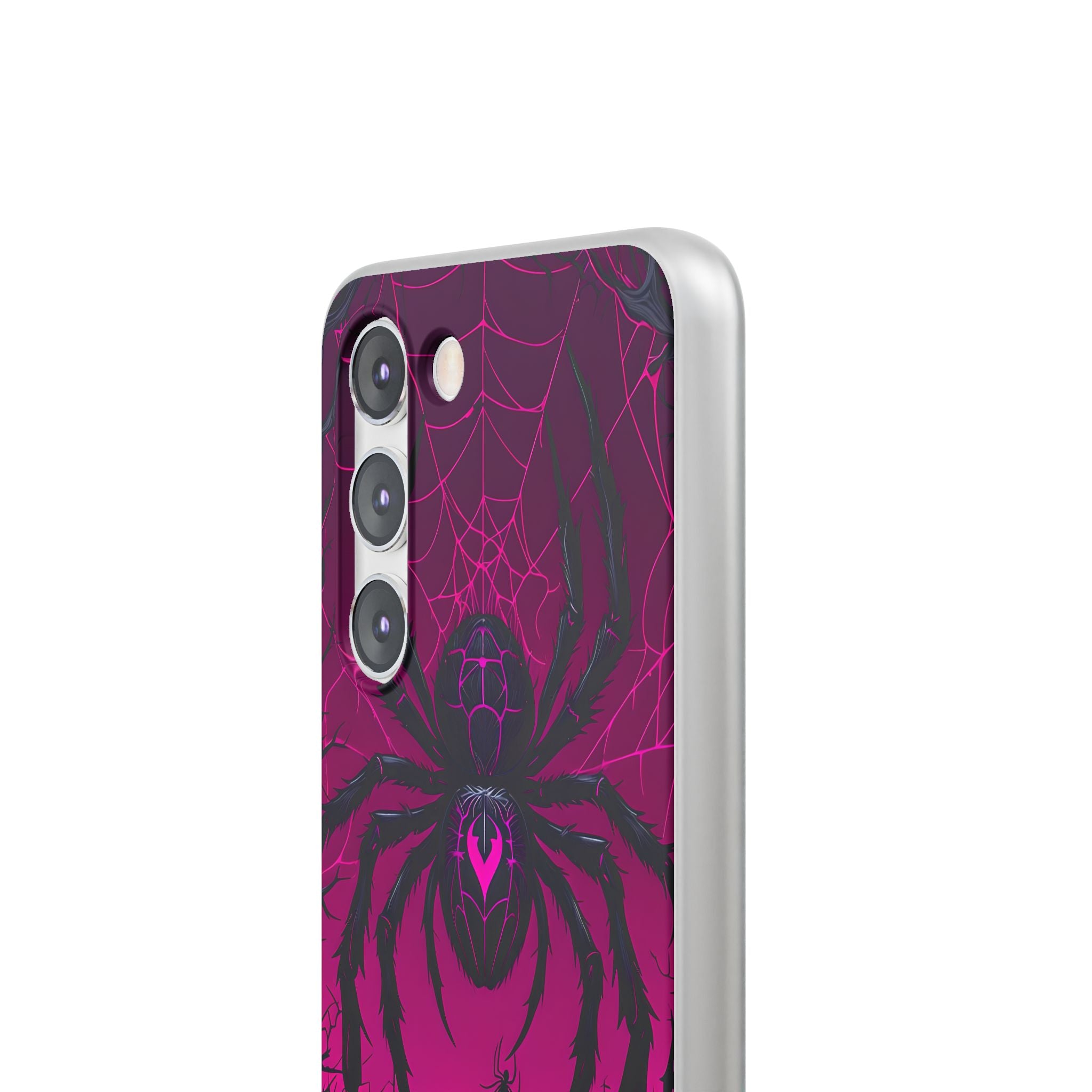 Obsidian Neon Widow · Soft Custodia per Samsung