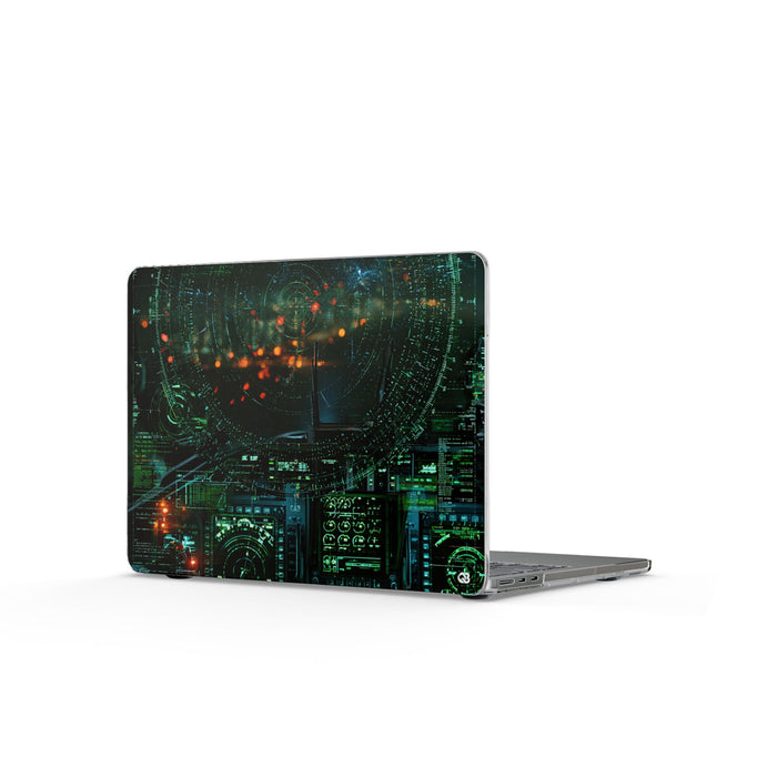 Tactical Avionics HUD · Clear Hard Case for MacBook · Green