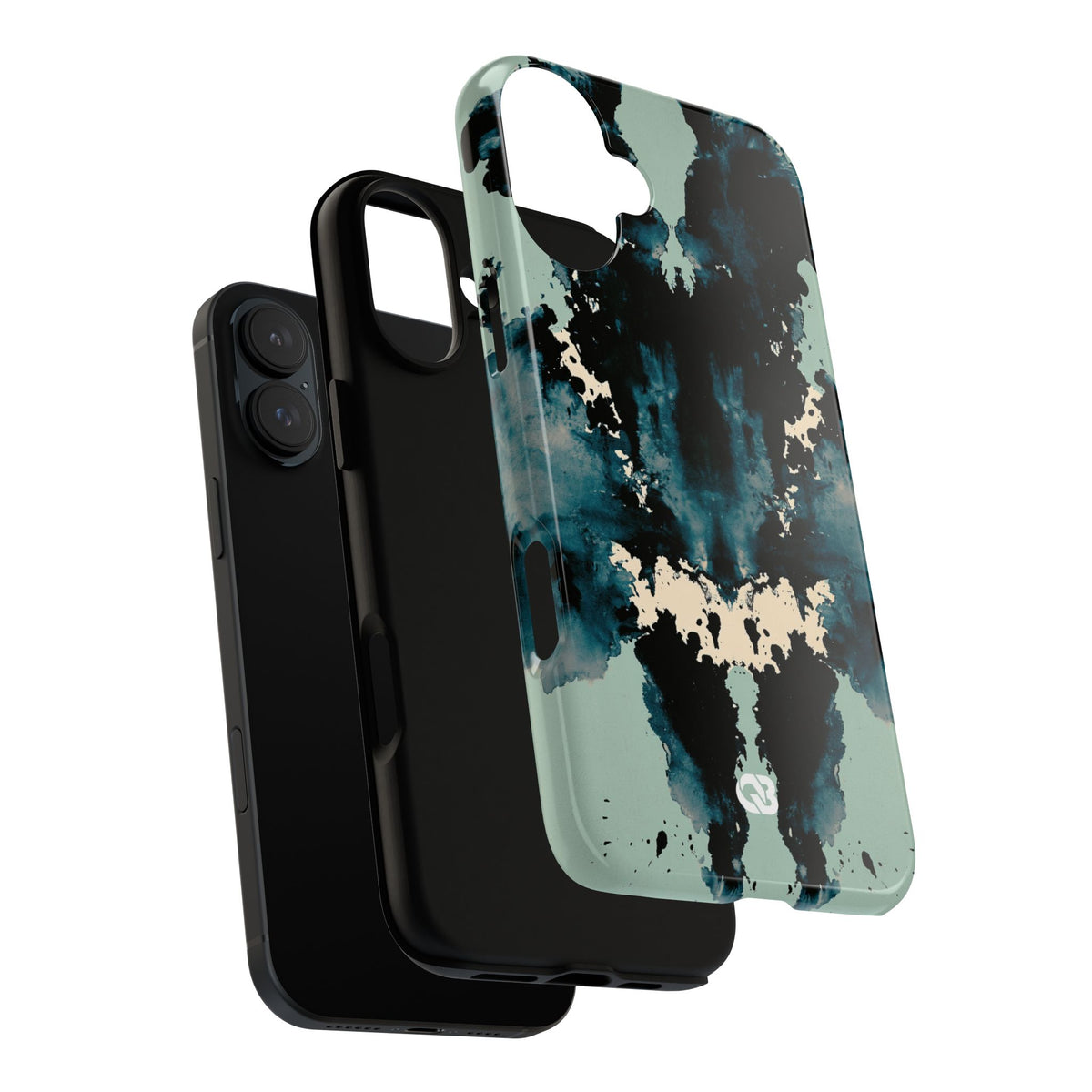 Rorschach Ink Void · Tough Phone Case for iPhone · Black