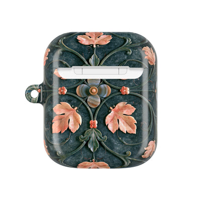 Florentine Rose Arabesque · Hard Case for AirPods & AirPods Pro · Green