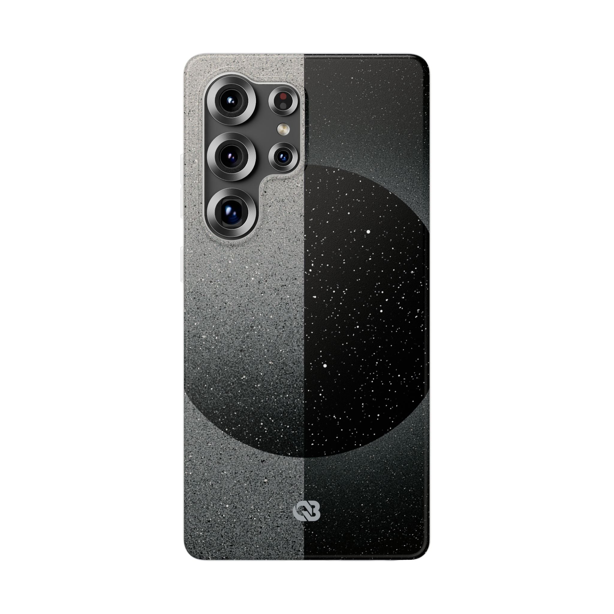Black Lite Phone Case for Samsung - Lunar Static Orbit