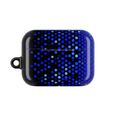 Cobalt Hex Dispersion · Hard Case for AirPods & AirPods Pro · Blue