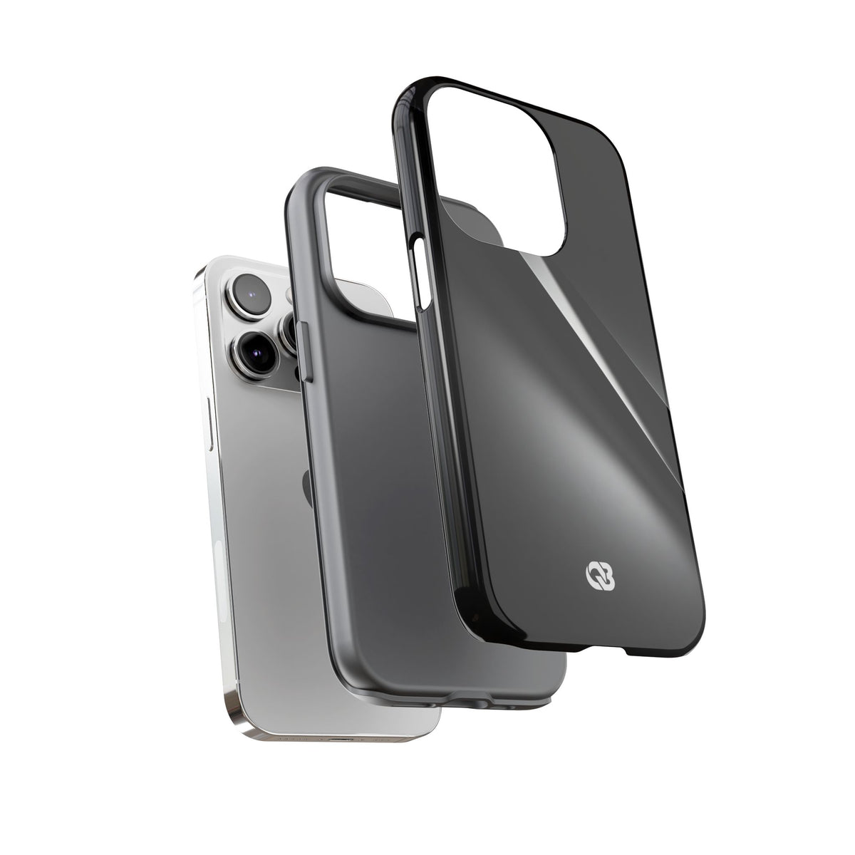 Obsidian Ridge · Tough Phone Case for iPhone · Black