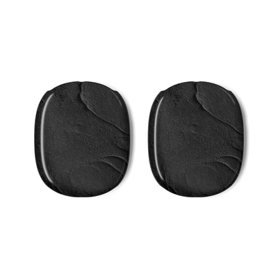 Obsidian Stucco Relief · Hard Case for AirPods Max · Black