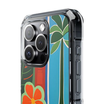 Vivid Jungle Collage · Impact etui na telefon dla iPhone · MagSafe