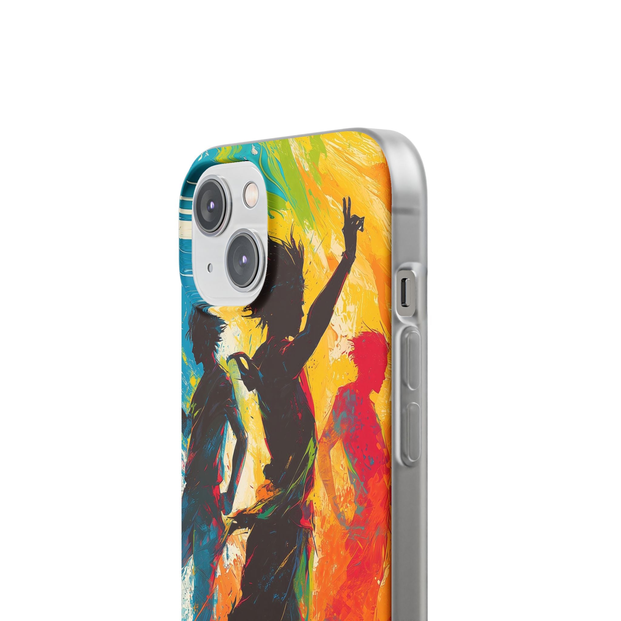 Electric Motion Blur · Soft Phone Case for iPhone