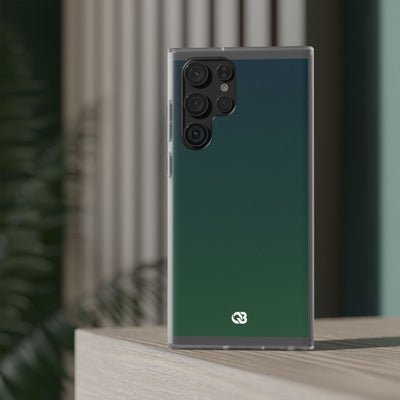 Green Lite Phone Case for Samsung - Midnight Pine Horizon