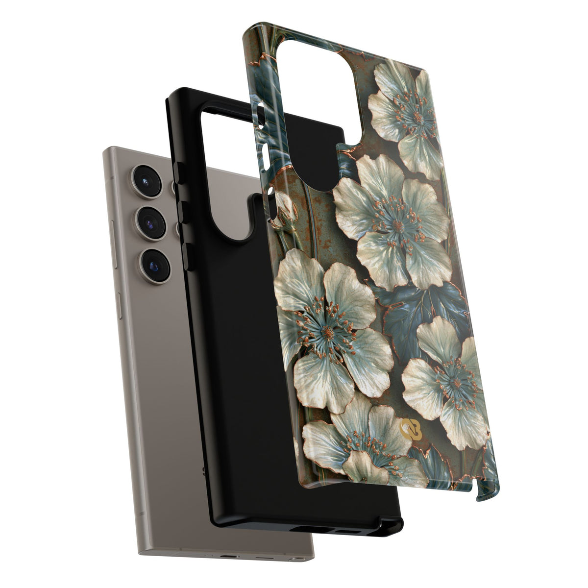 Gilded Blossom Reverie · Tough Phone Case for Samsung · Teal