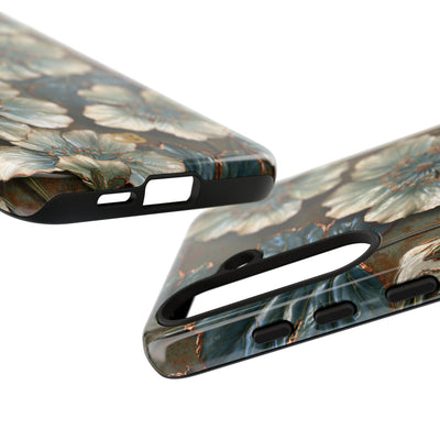 Gilded Blossom Reverie · Tough Phone Case for Samsung · Teal