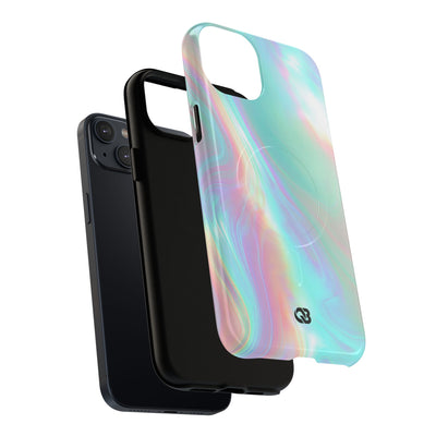 Prismatic Liquid Light · Tough 2.0 Magnetic Phone Case for iPhone · Teal
