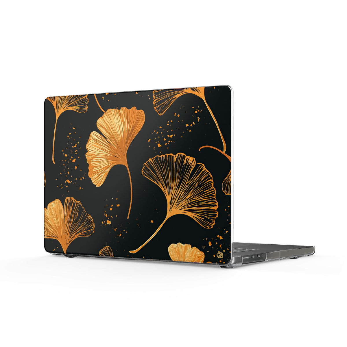 Gilded Ginkgo · Clear Hard Case for MacBook · Gold