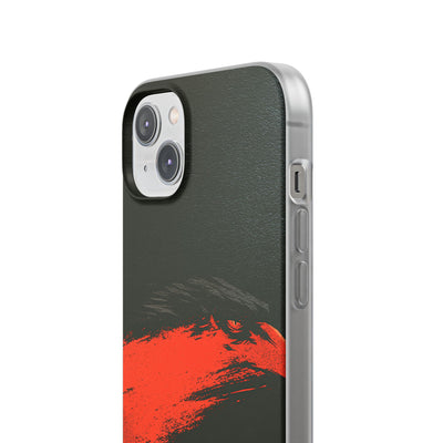 Crimson Raptor Noir · Lite Phone Case for iPhone ·  Black