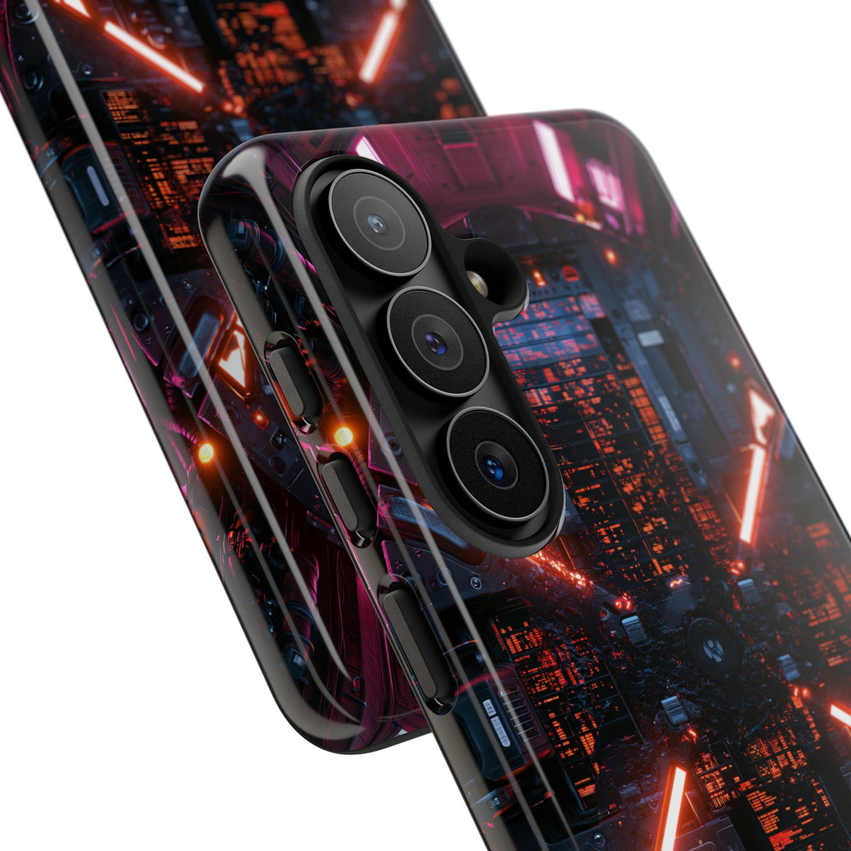 Cybernetic Reactor Core · Tough Phone Case for Samsung · Black