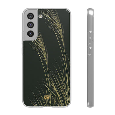 Green Lite Phone Case for Samsung - Midnight Gilded Grass