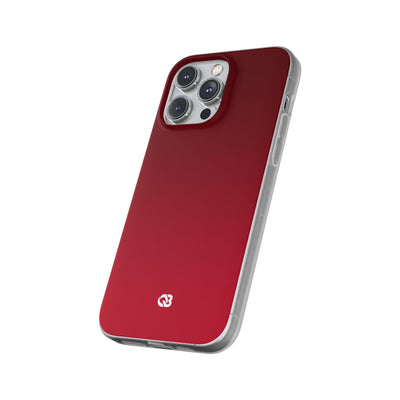 Red Lite Phone Case for iPhone - Crimson Velvet Fade